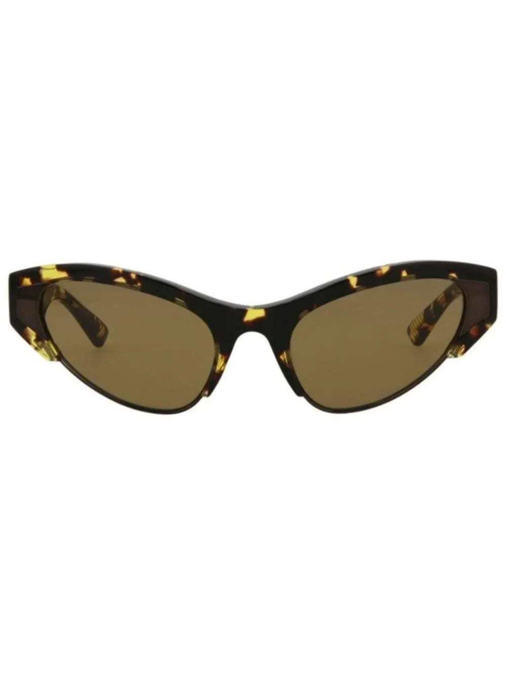 New Bottega Veneta Womens Cat Eye Havana Havana Brown Fashion Designer Sunglasse